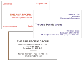 Budget Raised Thermograph Business Cards