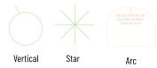 Vertical Star Arc