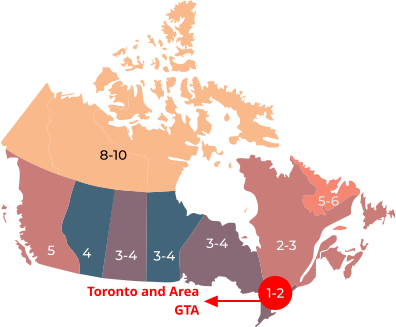 Toronto and AreaGTA