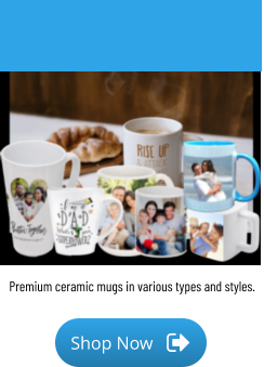 Premium ceramic mugs in various types and styles. Shop Now Shop Now