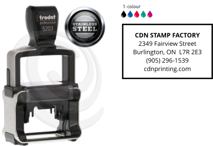 CDN STAMP FACTORY 2349 Fairview Street Burlington, ON  L7R 2E3 (905) 296-1539 cdnprinting.com